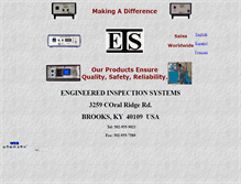 Tablet Screenshot of engineeredinspection.com